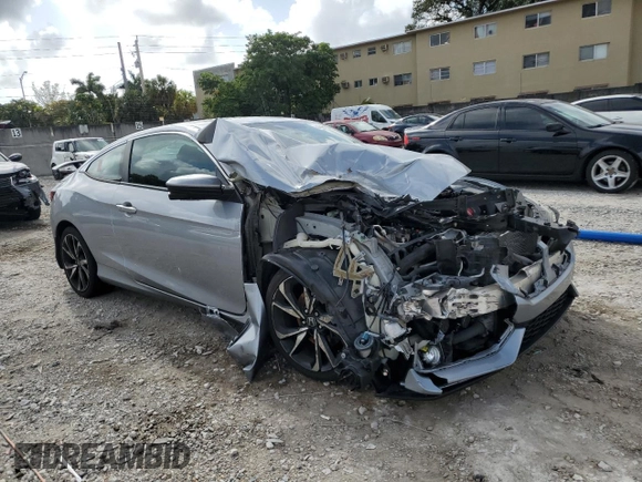 2017 Honda Civic Si with VIN 2HGFC3A57HH753983, listed as a Copart auction lot 51331985 with 93,221 mi miles and Salvage Title. Bid and sale history available at DreamBid. Image 4.
