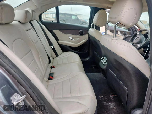 2017 Mercedes-Benz C 300 with VIN 55SWF4JB0HU231721, listed as a Copart auction lot 59524015 with 103,995 mi miles and Salvage title. Bid and sale history available at DreamBid. Image 10.