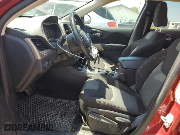 2017 Jeep Cherokee Sport z VIN 1C4PJMAB3HW656799, wystawiony jako Copart lot #56217725 z przebiegiem 66 585 mil mil oraz Szkoda całkowita • Salvage title. Historia ofert i sprzedaży dostępna na DreamBid. Obrazek 7.