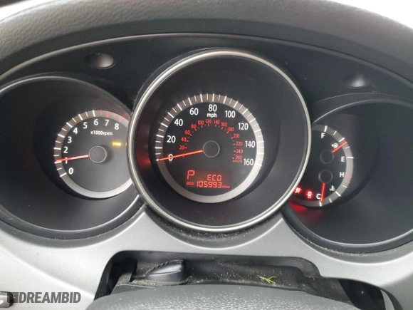 2010 Kia Optima LX with VIN KNAGG4A86A5424614, listed as a Copart auction lot 51083615 with 105,993 mi miles and Salvage Title. Bid and sale history available at carsss.com. Image 9.