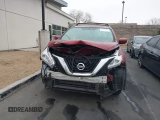 2017 Nissan Murano S with VIN 5N1AZ2MG9HN107961, listed as a IAAI auction lot 41838283 with 51,455 mi miles and . Bid and sale history available at carsss.com. Image 6.