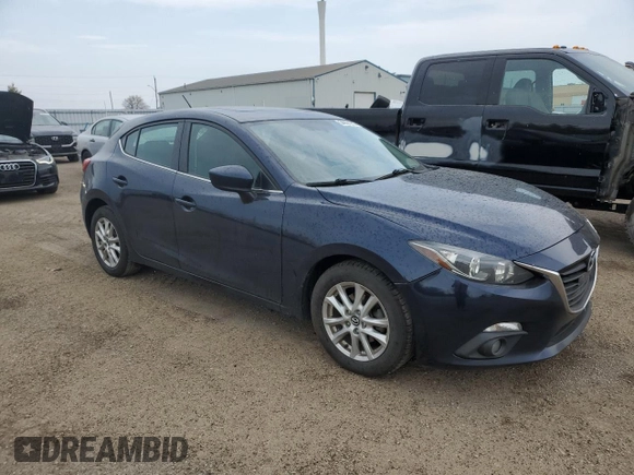 2015 Mazda 3 i Touring with VIN 3MZBM1L7XFM164015, listed as a Copart auction lot 54924275 with 189,258 mi miles and Salvage Title. Bid and sale history available at DreamBid. Image 4.
