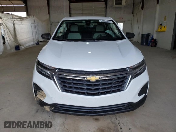 2024 Chevrolet Equinox LS with VIN 3GNAXSEG6RL300084, listed as a Copart auction lot 52731135 with 3,762 mi miles and Non repairable. Bid and sale history available at DreamBid. Image 5.