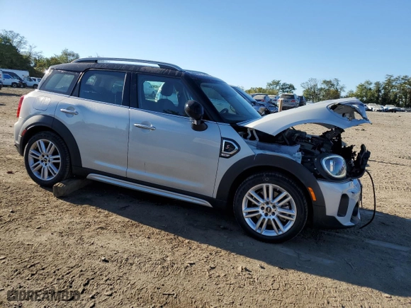 2023 MINI Countryman Cooper S with VIN WMZ53BR04P3P79004, listed as a Copart auction lot 74122134 with 24,041 mi miles and Salvage Title. Bid and sale history available at carsss.com. Image 4.