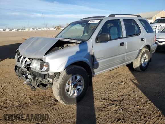 2003 Isuzu Rodeo with VIN 4S2DM58W734305363, listed as a Copart auction lot 85539774 with 219,300 mi miles and Salvage title. Bid and sale history available at DreamBid. Image 1.