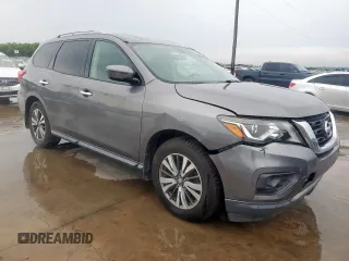 2017 Nissan Pathfinder Platinum with VIN 5N1DR2MM6HC613620, listed as a Copart auction lot 60761545 with 107,149 mi miles and Clean title. Bid and sale history available at DreamBid. Image 4.