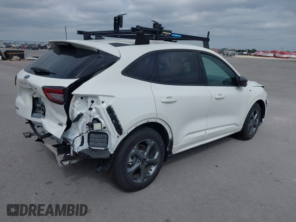 2024 Ford Escape ST-Line with VIN 1FMCU0MZ3RUA27673, listed as a IAAI auction lot 41982740 with 1,484 mi miles and . Bid and sale history available at DreamBid. Image 4.