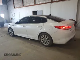2016 Kia Optima EX with VIN 5XXGU4L38GG108407, listed as a Copart auction lot 51946745 with 217,716 mi miles and Salvage Title. Bid and sale history available at carsss.com. Image 2.