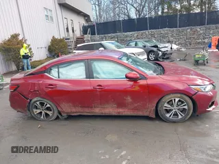 2021 Nissan Sentra SV with VIN 3N1AB8CV2MY316583, listed as a IAAI auction lot 41481784 with 25,985 mi miles and . Bid and sale history available at DreamBid. Image 13.