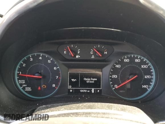 2020 Chevrolet Malibu LT with VIN 1G1ZD5ST5LF124226, listed as a Copart auction lot 53532545 with 104,761 mi miles and Salvage Title. Bid and sale history available at DreamBid. Image 9.