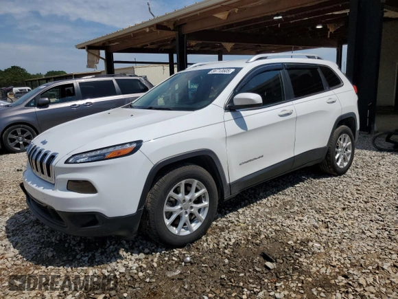 2018 Jeep Cherokee Latitude Plus with VIN 1C4PJLLB4JD540617, listed as a Copart auction lot 56713505 with 125,249 mi miles and Salvage title. Bid and sale history available at DreamBid. Image 1.