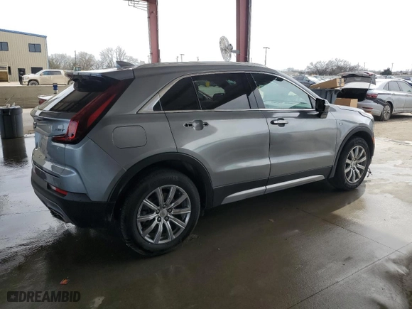 2023 Cadillac XT4 FWD Premium Luxury with VIN 1GYFZCR44PF135037, listed as a Copart auction lot 48595215 with 52,646 mi miles and Clean Title. Bid and sale history available at carsss.com. Image 3.