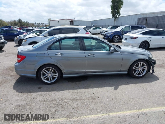 2013 Mercedes-Benz C-Class C 250 Sport with VIN WDDGF4HBXDA791251, listed as a IAAI auction lot 41917045 with 154,014 mi miles. Bid and sale history available at carsss.com. Image 14.