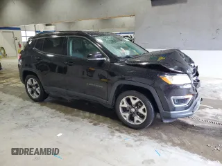 2020 Jeep Compass Limited with VIN 3C4NJCCB3LT152704, listed as a Copart auction lot 51909595 with 152,588 mi miles and Salvage title. Bid and sale history available at DreamBid. Image 4.