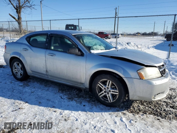 2008 Dodge Avenger SXT with VIN 1B3LC56K28N620052, listed as a Copart auction lot 50889565 with 170,764 mi miles and Non Repairable. Bid and sale history available at carsss.com. Image 4.