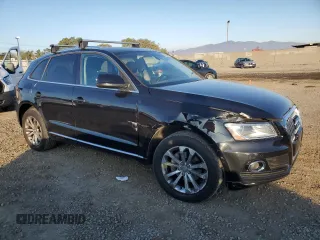 2014 Audi Q5 Premium Plus with VIN WA1LFAFP4EA040132, listed as a Copart auction lot 42814895 with 87,185 mi miles and Salvage Title. Bid and sale history available at carsss.com. Image 4.
