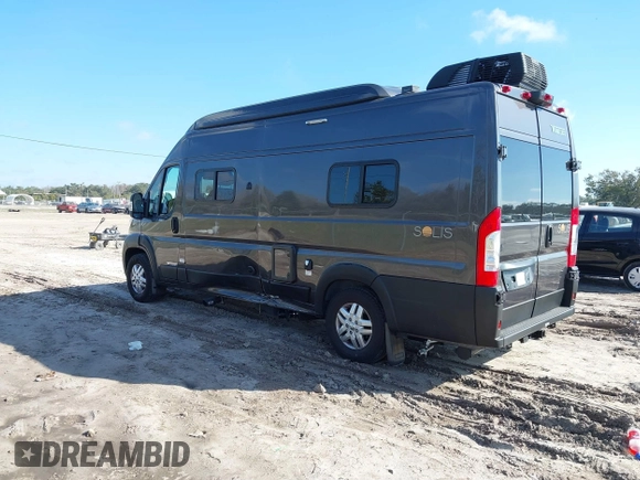 2022 Ram ProMaster Cargo with VIN 3C6MRVJGXNE140109, listed as a IAAI auction lot 41455196 with 7,079 mi miles and . Bid and sale history available at DreamBid. Image 3.