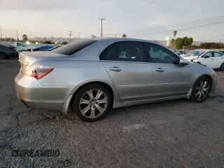 2009 Acura RL Tech Pkg with VIN JH4KB266X9C002410, listed as a Copart auction lot 85615504 with 192,840 mi miles and Salvage Title. Bid and sale history available at carsss.com. Image 3.