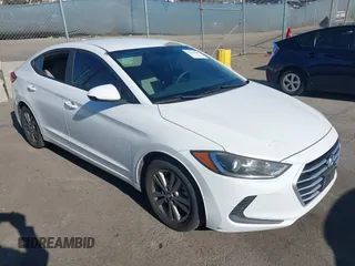 2017 Hyundai Elantra Limited with VIN 5NPD84LF2HH044016, listed as a IAAI auction lot 41319385 with 124,721 mi miles. Bid and sale history available at carsss.com. Image 1.