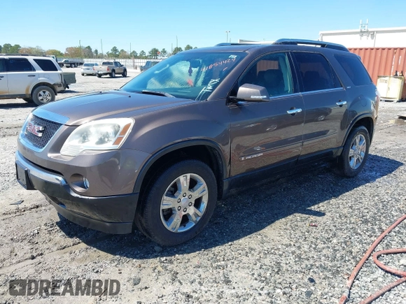 2008 GMC Acadia SLT2 with VIN 1GKEV33738J124551, listed as a IAAI auction lot 41854424 with 198,182 mi miles and . Bid and sale history available at DreamBid. Image 2.