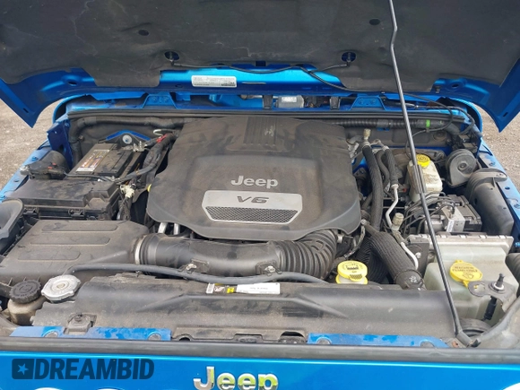 2015 Jeep Wrangler Unlimited Sahara with VIN 1C4BJWEG4FL677879, listed as a IAAI auction lot 42676097 with 85,821 mi miles and . Bid and sale history available at DreamBid. Image 10.