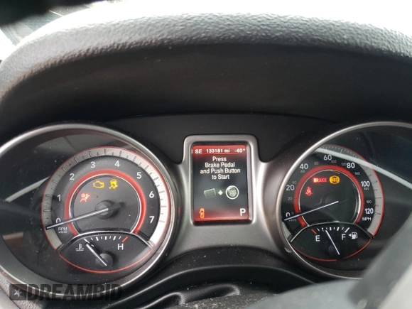 2017 Dodge Journey Crossroad Plus with VIN 3C4PDCGB8HT527343, listed as a Copart auction lot 48411465 with 133,181 mi miles and Salvage Title. Bid and sale history available at DreamBid. Image 9.