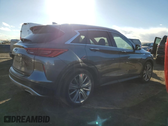 2020 Infiniti QX50 Luxe с VIN 3PCAJ5M33LF104023, выставлен на аукционе Copart как лот 44150225 с пробегом 58 110 миль миль и Списание • Salvage title. История ставок и продаж доступна на DreamBid. Изображение 3.