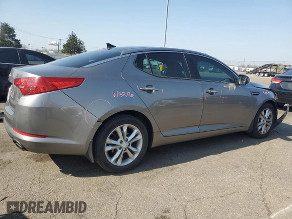 2013 Kia Optima EX with VIN 5XXGN4A74DG135084, listed as a Copart auction lot 53821085 with 97,848 mi miles and Salvage Title. Bid and sale history available at carsss.com. Image 3.