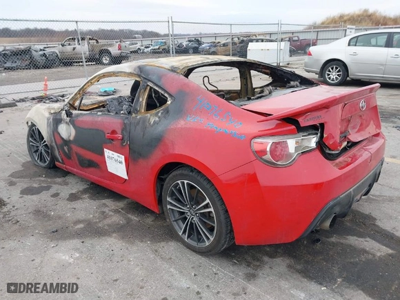 2014 Scion FR-S with VIN JF1ZNAA11E9706747, listed as a IAAI auction lot 41076540 with 0 miles. Bid and sale history available at carsss.com. Image 3.