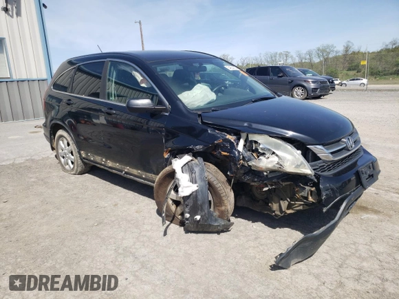 2011 Honda CR-V SE with VIN 5J6RE4H47BL053782, listed as a Copart auction lot 54604205 with 166,409 mi miles and Salvage title. Bid and sale history available at DreamBid. Image 4.