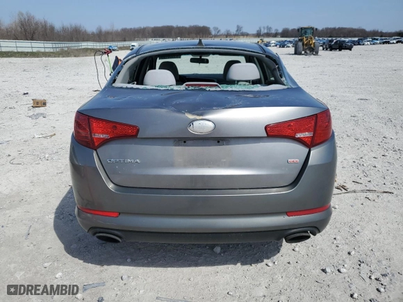 2013 Kia Optima LX with VIN 5XXGM4A70DG180798, listed as a Copart auction lot 53509185 with 175,268 mi miles and Clean Title. Bid and sale history available at carsss.com. Image 6.