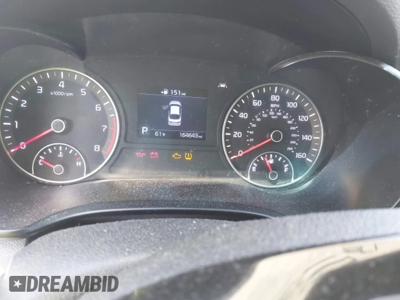 2019 Kia Optima LX with VIN 5XXGT4L39KG323046, listed as a IAAI auction lot 42035766 with 164,643 mi miles and . Bid and sale history available at DreamBid. Image 7.
