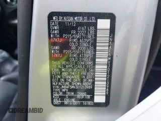 2013 Nissan Juke SL z VIN JN8AF5MV3DT213989, wystawiony jako IAAI lot #42262466 z przebiegiem 94 823 mil mil oraz . Historia ofert i sprzedaży dostępna na DreamBid. Obrazek 9.