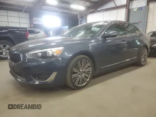 2014 Kia Cadenza Premium z VIN KNALN4D79E5142948, wystawiony jako Copart lot #60281065 z przebiegiem 121 916 mil mil oraz Czysty tytuł • Clean title. Historia ofert i sprzedaży dostępna na DreamBid. Obrazek 1.