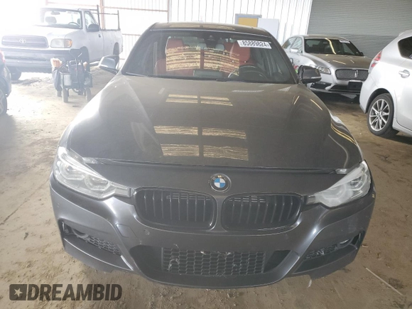 2017 BMW 3 Series 330e iPerformance with VIN WBA8E1C3XHA158851, listed as a Copart auction lot 85889824 with 135,625 mi miles and Salvage Title. Bid and sale history available at carsss.com. Image 5.