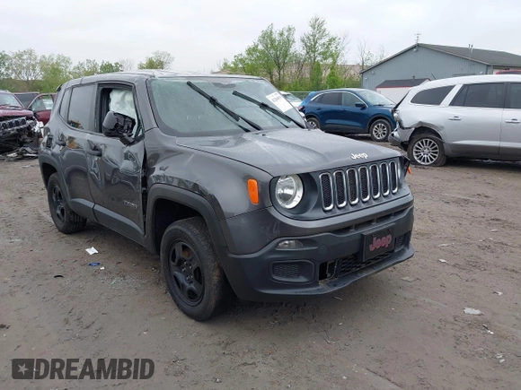 2018 Jeep Renegade Sport z VIN ZACCJBAB9JPJ70730, wystawiony jako IAAI lot #42204939 z przebiegiem 112 789 mil mil oraz . Historia ofert i sprzedaży dostępna na DreamBid. Obrazek 1.