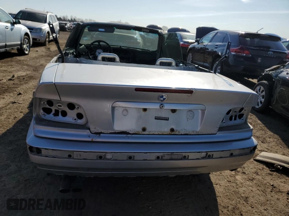 1998 BMW 3 Series 323ic with VIN WBABJ7325WEA16962, listed as a Copart auction lot 48617495 with 0 mi miles and Clean Title. Bid and sale history available at carsss.com. Image 6.