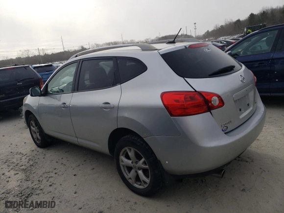 2008 Nissan Rogue S with VIN JN8AS58V38W129617, listed as a Copart auction lot 41704225 with 191,866 mi miles and Clean Title. Bid and sale history available at carsss.com. Image 2.