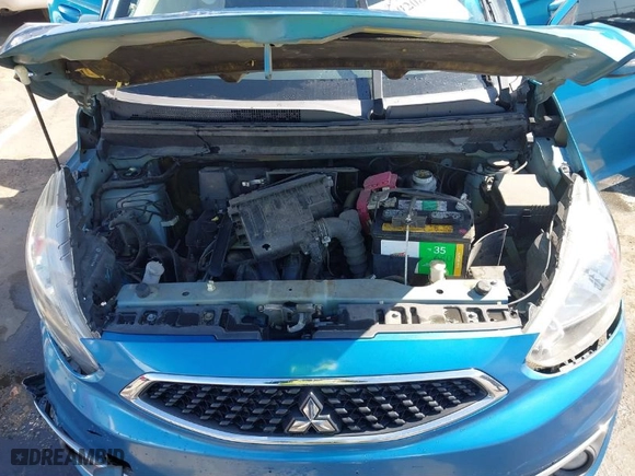 2017 Mitsubishi Mirage SE with VIN ML32A4HJ9HH017230, listed as a IAAI auction lot 39908199 with 113,460 mi miles. Bid and sale history available at carsss.com. Image 10.
