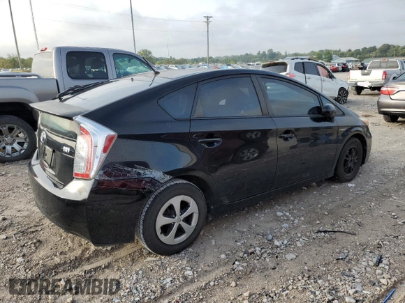 2013 Toyota Prius One with VIN JTDKN3DUXD5628147, listed as a Copart auction lot 72086644 with 0 mi miles and Salvage Title. Bid and sale history available at carsss.com. Image 3.