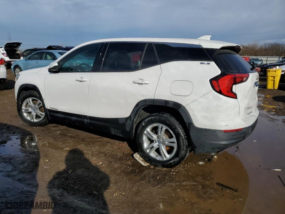 2018 GMC Terrain SLE with VIN 3GKALMEVXJL345486, listed as a Copart auction lot 46275495 with 84,055 mi miles and Salvage Title. Bid and sale history available at carsss.com. Image 2.