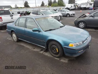 1990 Honda Accord EX with VIN JHMCB7569LC061894, listed as a Copart auction lot 74372344 with 207,817 mi miles and Salvage Title. Bid and sale history available at carsss.com. Image 4.