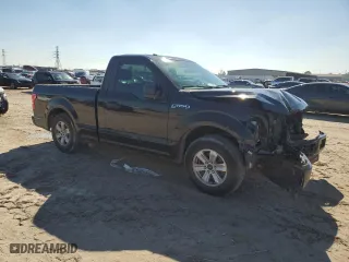 2019 Ford F-150 XL with VIN 1FTMF1C54KKE76000, listed as a Copart auction lot 43563765 with 52,601 mi miles and Salvage Title. Bid and sale history available at carsss.com. Image 4.