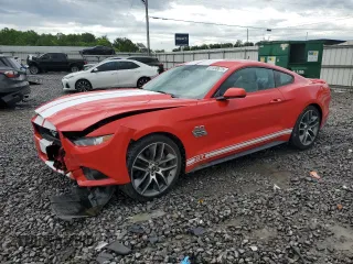 2015 Ford Mustang GT с VIN 1FA6P8CF3F5374219, выставлен на аукционе Copart как лот 61490675 с пробегом 51 622 миль миль и Списание • Salvage title. История ставок и продаж доступна на DreamBid. Изображение 1.