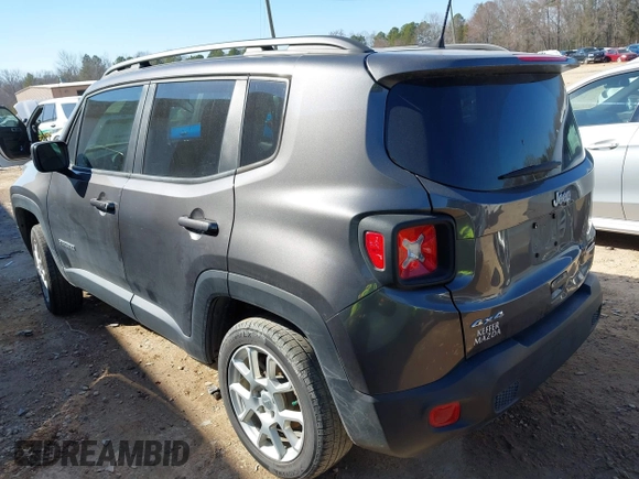 2020 Jeep Renegade Latitude with VIN ZACNJBBB1LPL49421, listed as a IAAI auction lot 41649980 with 84,596 mi miles. Bid and sale history available at carsss.com. Image 3.