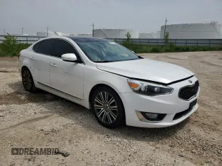 2014 Kia Cadenza Premium z VIN KNALN4D71E5121043, wystawiony jako Copart lot #59667395 z przebiegiem 244 797 mil mil oraz Czysty tytuł • Clean title. Historia ofert i sprzedaży dostępna na DreamBid. Obrazek 4.