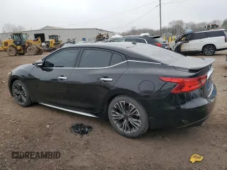 2016 Nissan Maxima SL with VIN 1N4AA6AP3GC436677, listed as a Copart auction lot 49880185 with 128,748 mi miles and Salvage Title. Bid and sale history available at DreamBid. Image 2.