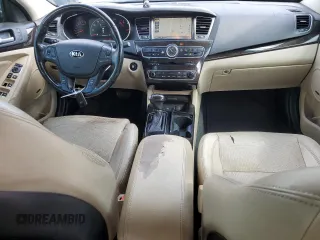 2015 Kia Cadenza Premium with VIN KNALN4D74F5195476, listed as a Copart auction lot 72385204 with 106,399 mi miles and Salvage Title. Bid and sale history available at carsss.com. Image 8.