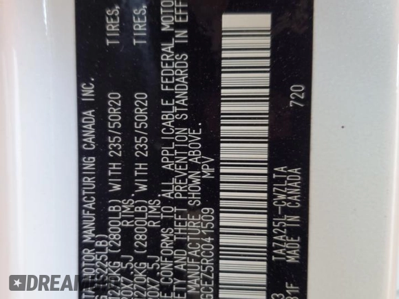 2024 Lexus NX 350 F Sport with VIN 2T2KGCEZ5RC041509, listed as a Copart auction lot 55049175 with Not provided miles and Salvage title. Bid and sale history available at DreamBid. Image 13.