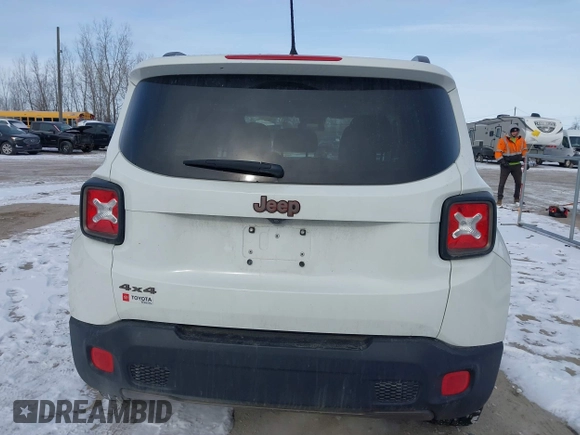 2016 Jeep Renegade Latitude with VIN ZACCJBBT9GPD73507, listed as a IAAI auction lot 41504897 with 108,331 mi miles. Bid and sale history available at carsss.com. Image 16.